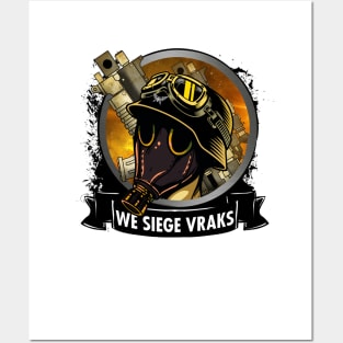 WE SIEGE VRAKS Posters and Art